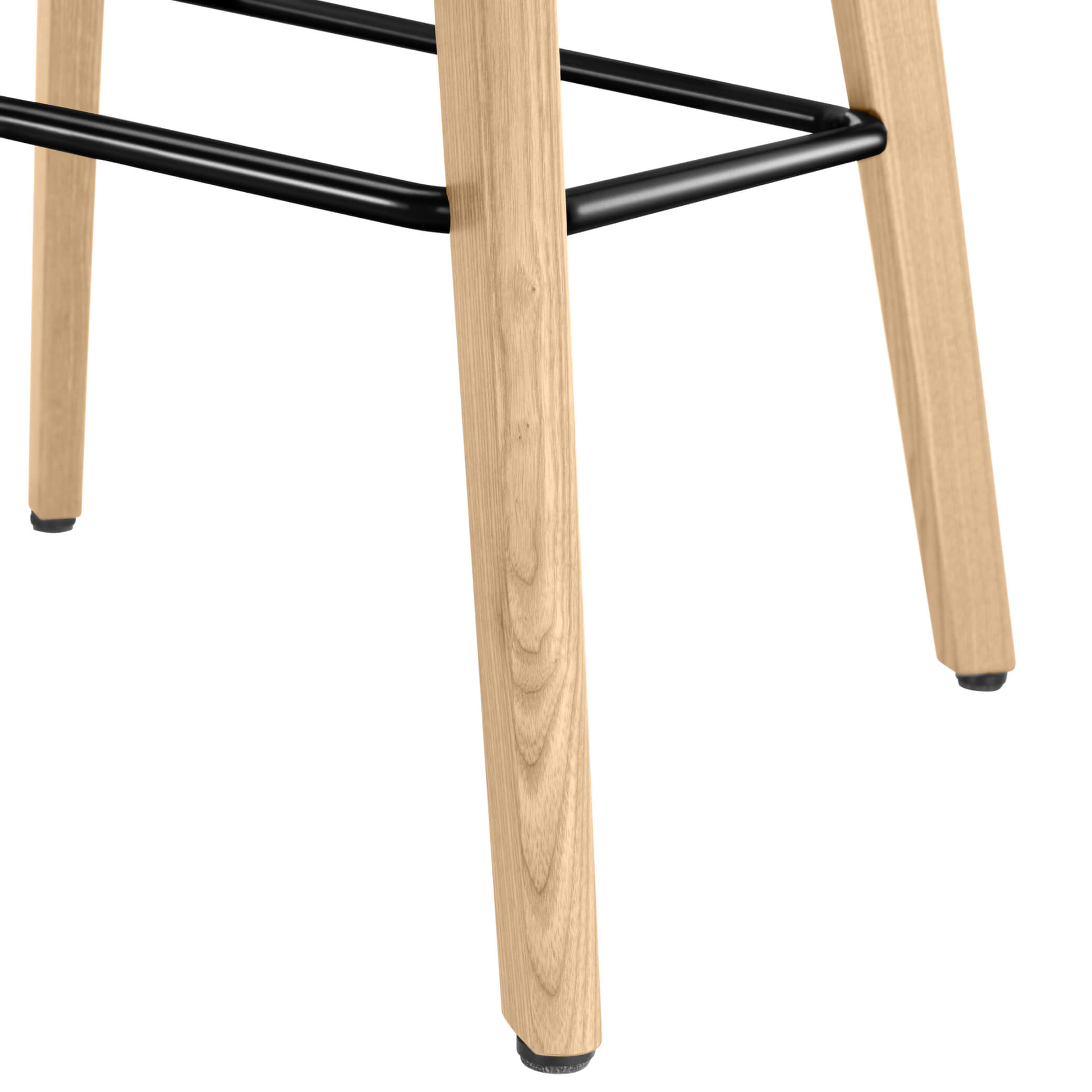 TWIST&SIT bar stool | Solid wood frame, 735 mm seat height, wool cover SYNERGY - 14 Main Image