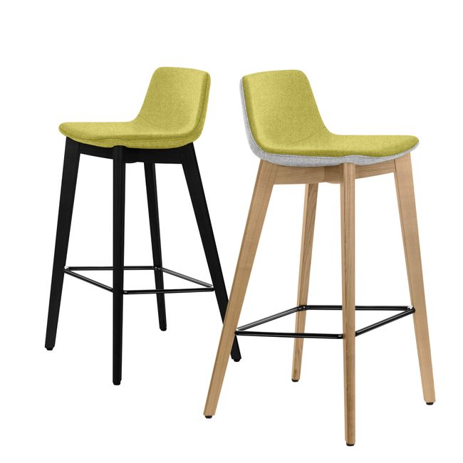 TWIST&SIT Barhocker | Massivholz-Gestell, 735 mm Sitzhöhe, Wollbezug SYNERGY TWIST&SIT Barhocker | Massivholz-Gestell, 735 mm Sitzhöhe, Wollbezug SYNERGY