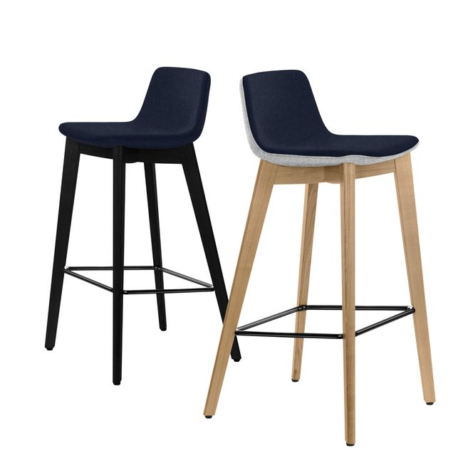 TWIST&SIT Barhocker | Massivholz-Gestell, 735 mm Sitzhöhe, Wollbezug SYNERGY TWIST&SIT Barhocker | Massivholz-Gestell, 735 mm Sitzhöhe, Wollbezug SYNERGY