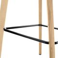 TWIST&SIT bar stool | Solid wood frame, 735 mm seat height, wool cover SYNERGY - 13 Thumbnail Image