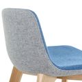TWIST&SIT bar stool | Solid wood frame, 735 mm seat height, wool cover SYNERGY - 8 Thumbnail Image
