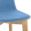 TWIST&SIT bar stool | Solid wood frame, 735 mm seat height, wool cover SYNERGY - 10 Thumbnail Image