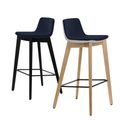 TWIST&SIT Barhocker | Massivholz-Gestell, 735 mm Sitzhöhe, Wollbezug SYNERGY TWIST&SIT Barhocker | Massivholz-Gestell, 735 mm Sitzhöhe, Wollbezug SYNERGY