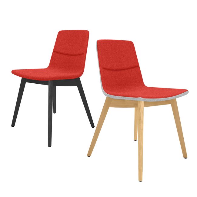 TWIST&SIT Besucher- und Konferenzstuhl | Massivholz-Gestell, Wollbezug SYNERGY TWIST&SIT Besucher- und Konferenzstuhl | Massivholz-Gestell, Wollbezug SYNERGY