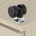 OPTIMA Conteneur en rouleau | 3 tiroirs + 1 petit compartiment de pièces, 600 mm de profondeur, cendres de sable - 5 Thumbnail Image