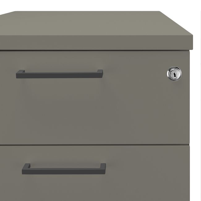 OPTIMA Standcontainer | 600 mm tief, Cubanitgrau OPTIMA Standcontainer | 600 mm tief, Cubanitgrau