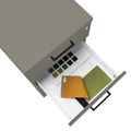 OPTIMA standing container | 600 mm deep, cubanite gray - 8 Thumbnail Image