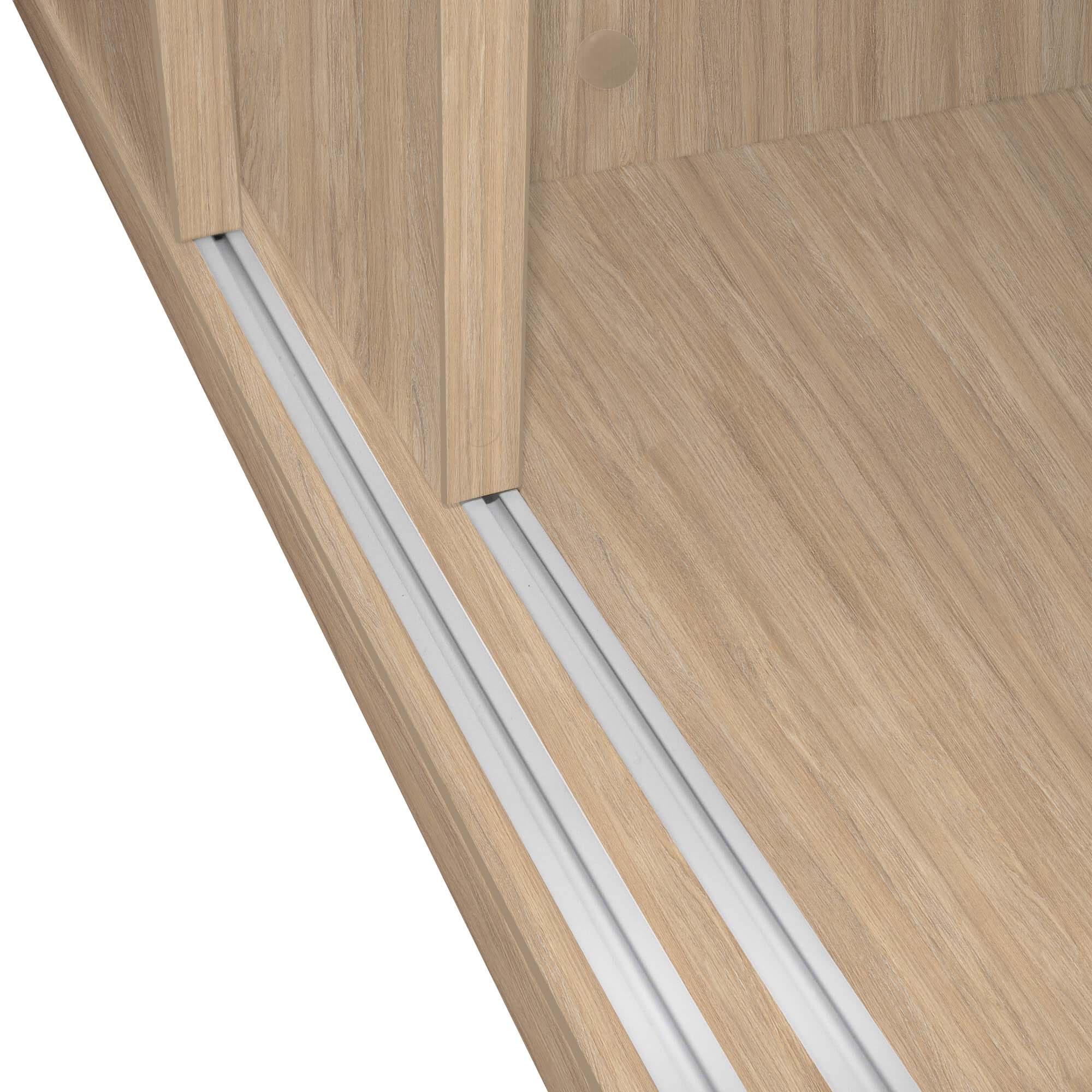 NOVA Armoire de porte coulissante | 2 oh, 1640 x 740 mm, chêne ambre - 12 Main Image