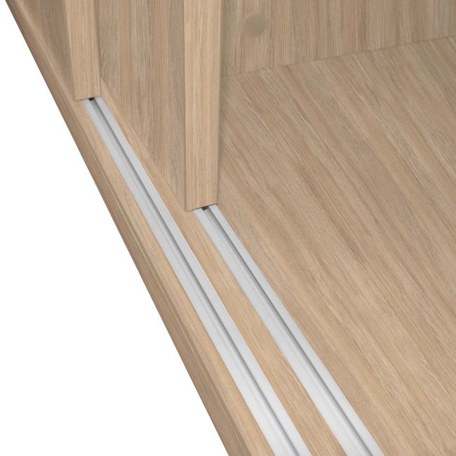 NOVA Schiebetürenschrank | 2 OH, 1640 x 740 mm, Bernsteineiche NOVA Schiebetürenschrank | 2 OH, 1640 x 740 mm, Bernsteineiche