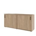 NOVA Armoire de porte coulissante | 2 oh, 1640 x 740 mm, chêne ambre - 8 Thumbnail Image