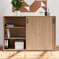 NOVA Armoire de porte coulissante | 3 oh, 1640 x 1085 mm, chêne ambre - 3 Thumbnail Image