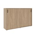 NOVA Armoire de porte coulissante | 3 oh, 1640 x 1085 mm, chêne ambre - 6 Thumbnail Image