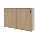 NOVA Armoire de porte coulissante | 3 oh, 1640 x 1085 mm, chêne ambre - 8 Thumbnail Image