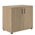 UNI Armoire de porte d'aile | 2 oh, 800 x 777 mm, chêne ambre - 2 Thumbnail Image