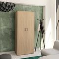 UNI Armoire de porte d'aile | 5 oh, 800 x 1897 mm, chêne ambre - 1 Thumbnail Image