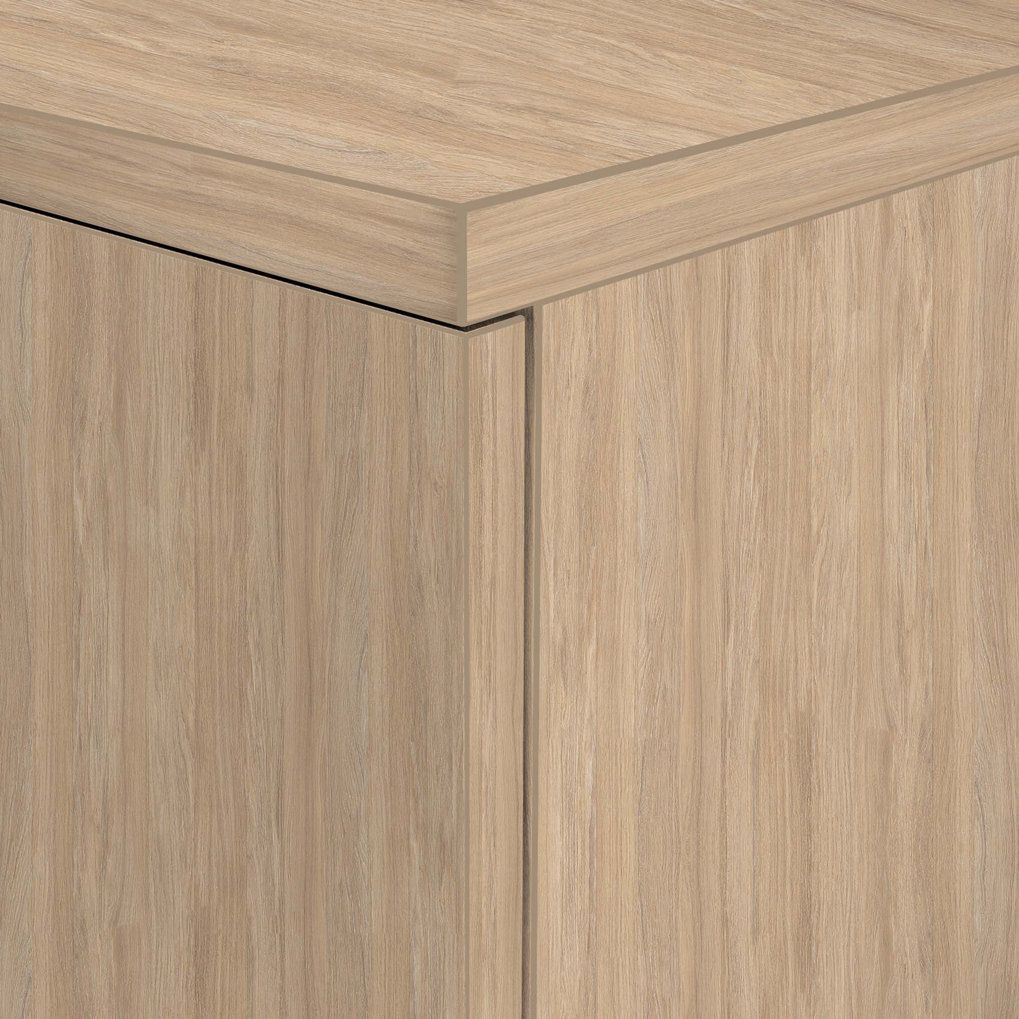UNI Armoire de porte d'aile | 5 oh, 1000 x 1897 mm, chêne ambre - 7 Main Image