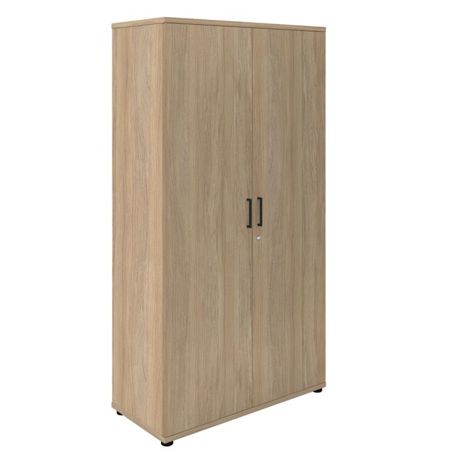 UNI Flügeltürenschrank | 5 OH, 1000 x 1897 mm, Bernsteineiche