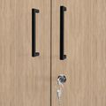 UNI Armoire de porte d'aile | 5 oh, 1000 x 1897 mm, chêne ambre - 8 Thumbnail Image