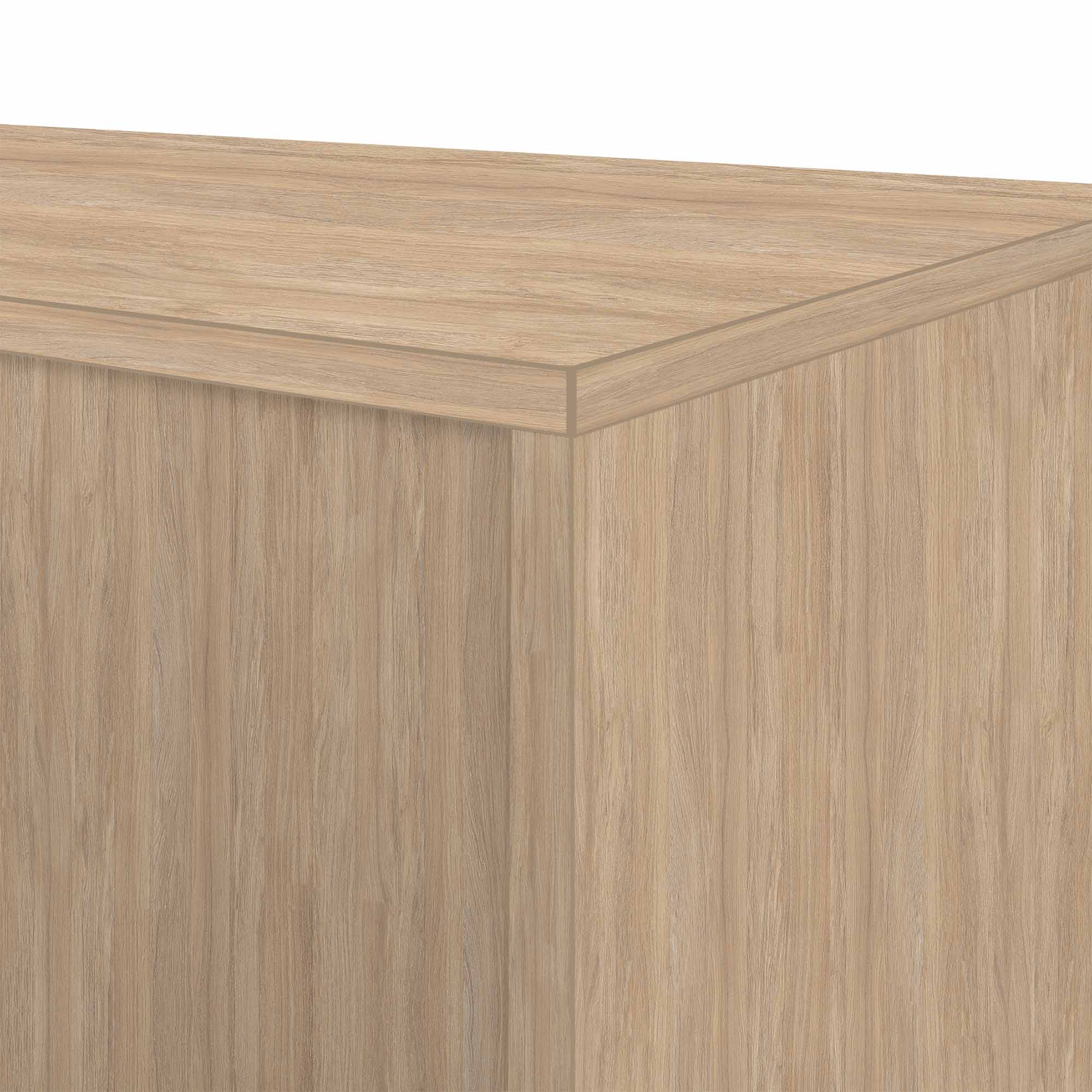 UNI Armoire d'étagère | 2 oh, 800 x 777 mm, chêne ambre - 5 Main Image