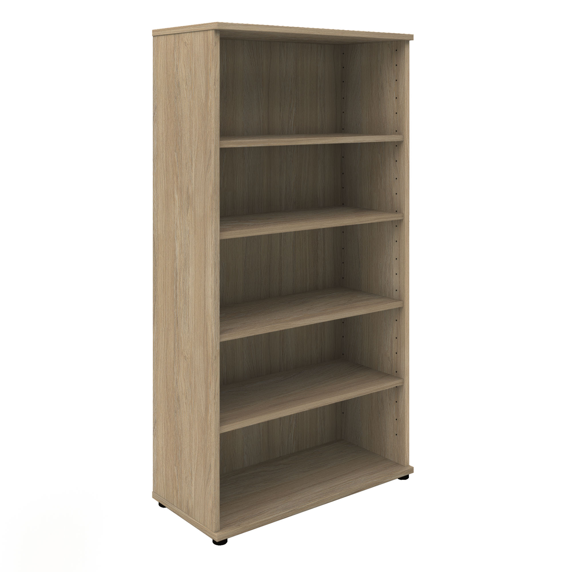 UNI shelving unit | 5 OH, 1000 x 1897 mm, amber oak - 3 Main Image