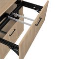 UNI combination cabinet with hanging file | 5 OH, 800 x 1897 mm, amber oak - 5 Thumbnail Image