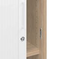 UNI Querroll store cabinet | 2 Oh, 1000 x 777 mm, amber oak / white - 5 Thumbnail Image