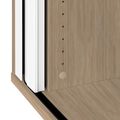 UNI Querroll store cabinet | 2 Oh, 1000 x 777 mm, amber oak / white - 3 Thumbnail Image