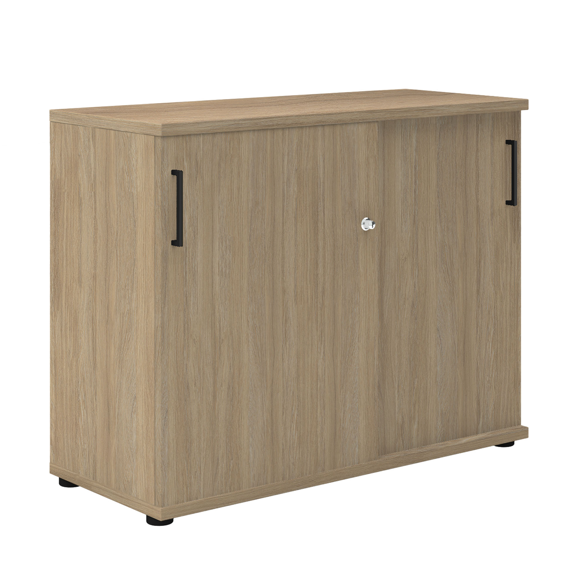 UNI Armoire de porte coulissante | 2 oh, 1000 x 777 mm, chêne ambre - 2 Main Image