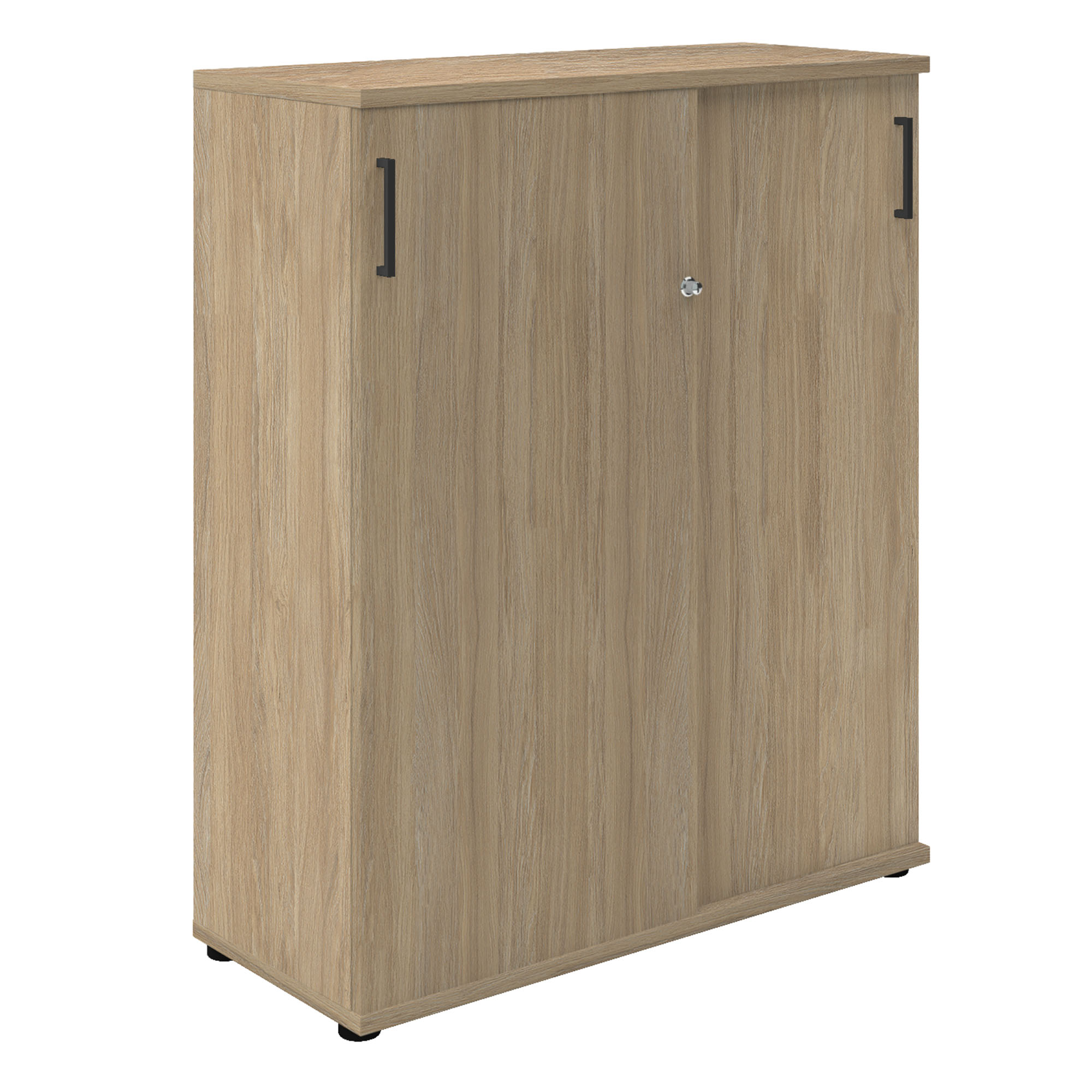 UNI Armoire de porte coulissante | 3 oh, 1000 x 1143 mm, chêne ambre - 2 Main Image