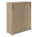 UNI Armoire de porte coulissante | 3 oh, 1000 x 1143 mm, chêne ambre - 2 Thumbnail Image