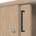 UNI Armoire de porte coulissante | 3 oh, 1000 x 1143 mm, chêne ambre - 3 Thumbnail Image
