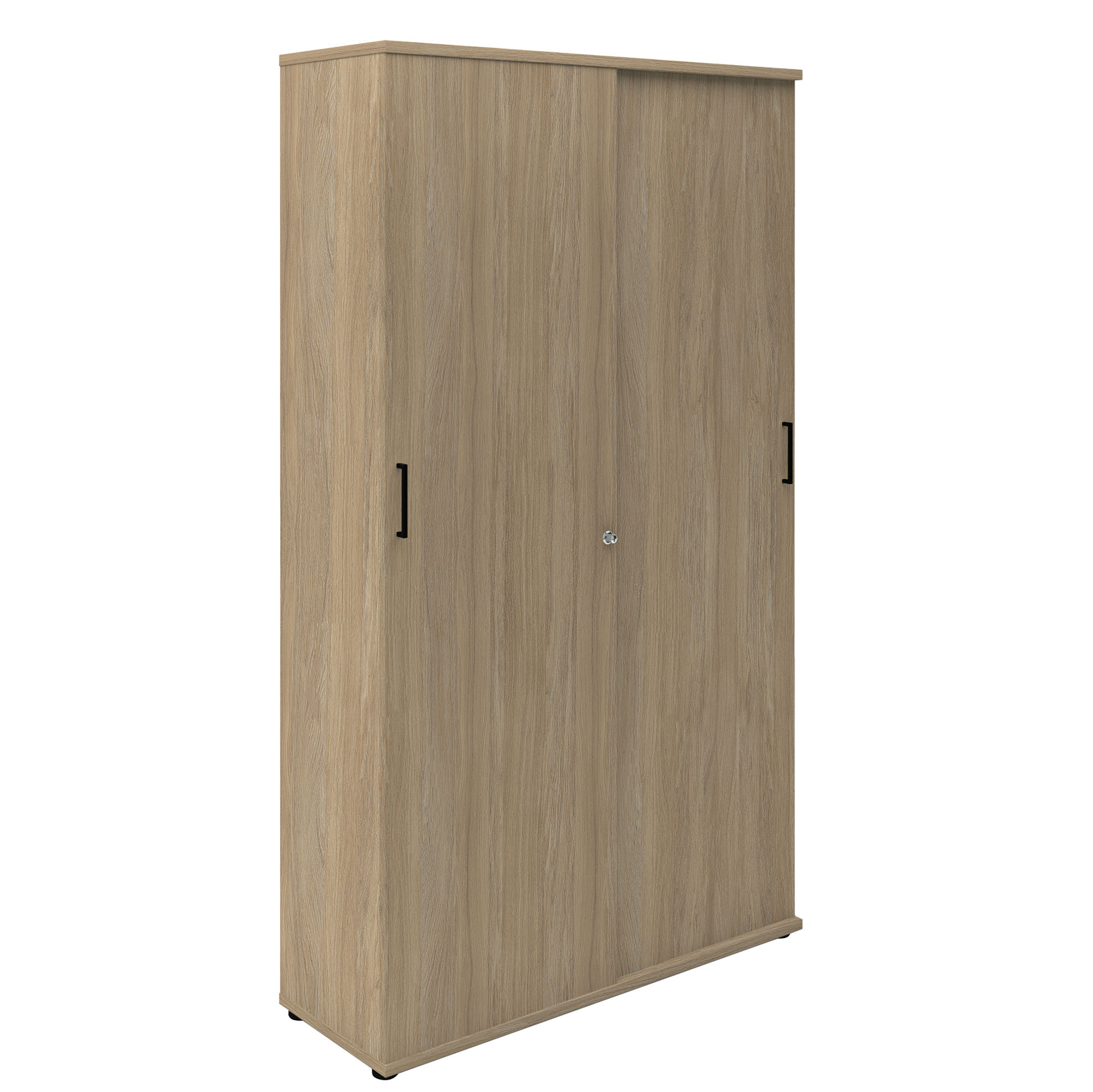 UNI sliding door wardrobe | 5 OH, 1200 x 1897 mm, amber oak - 2 Main Image