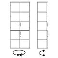 UNI display cabinet | 5 OH, 800 x 1897 mm, amber oak - 11 Thumbnail Image