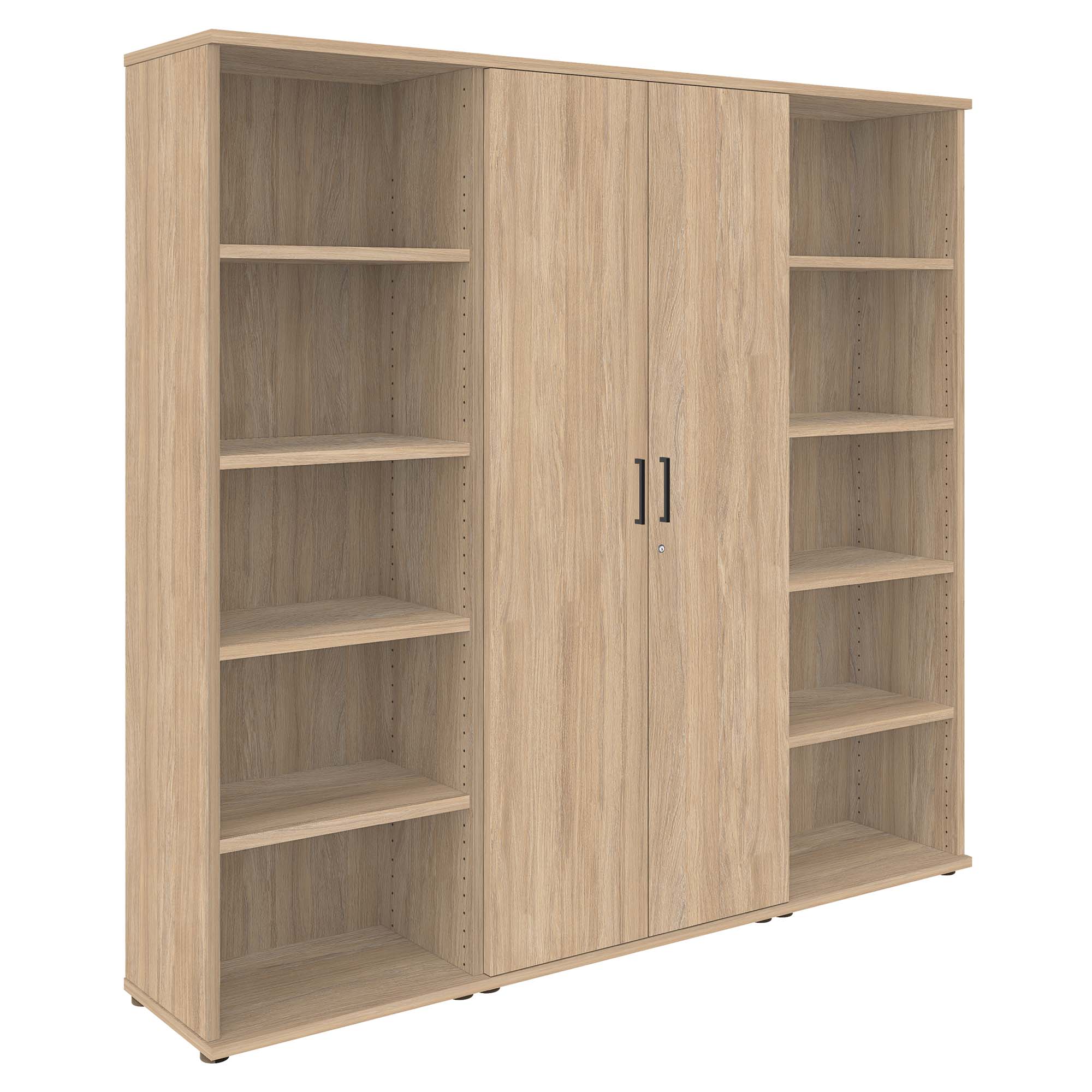 UNI wall unit | 5 OH, 2000 x 1897 mm, amber oak - 2 Main Image