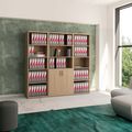 UNI wall unit | 5 OH, 2000 x 1897 mm, amber oak - 1 Thumbnail Image