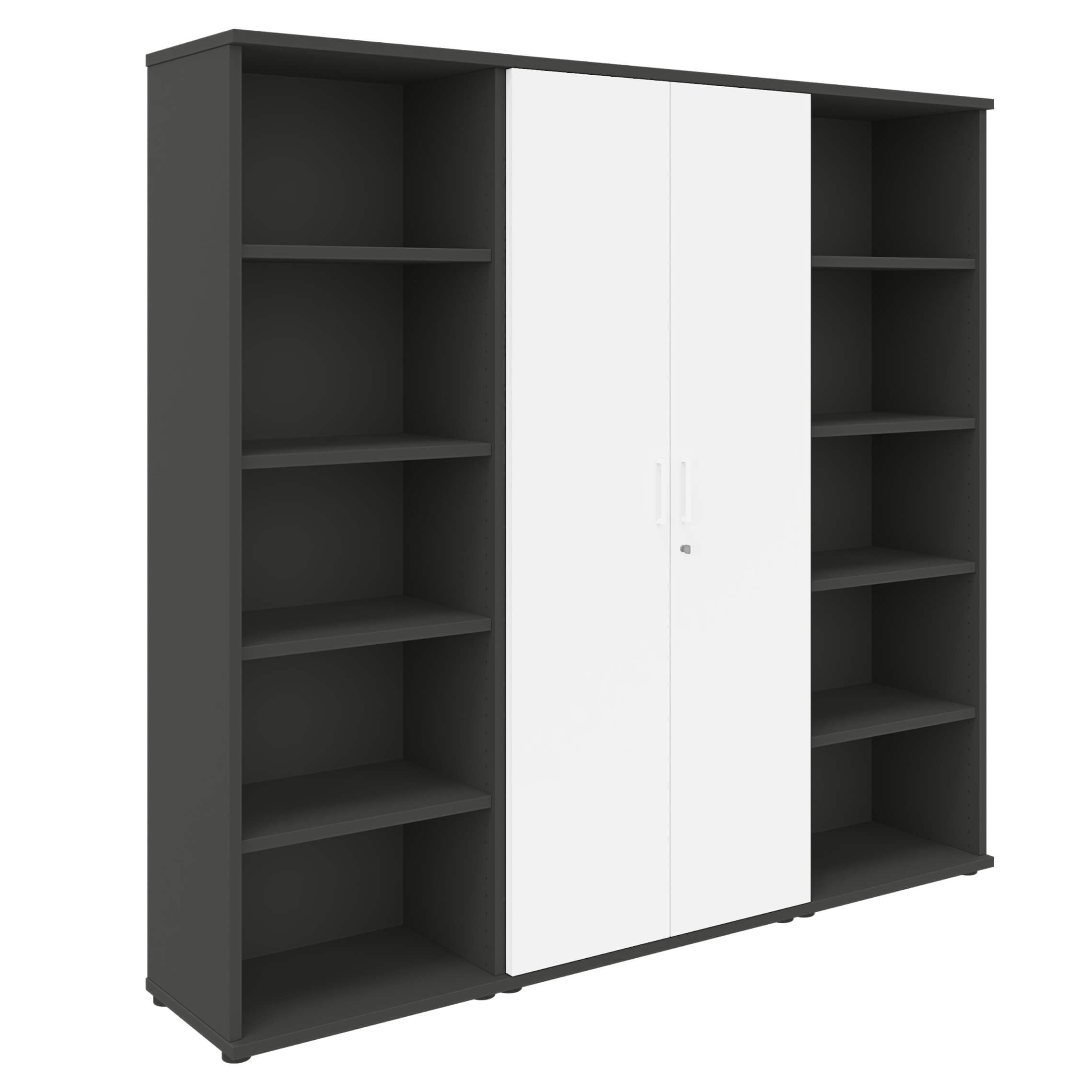 UNI Wall wall | 5 Oh, 2000 x 1897 mm, anthracite / white - 2 Main Image