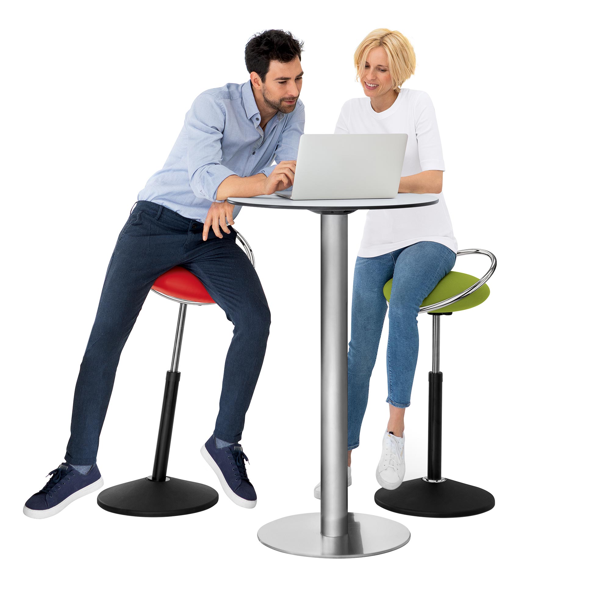 ROVO - SOLO Sitz & Stehhocker | Ergo Balance Technik, Ø 380 mm, Sitzhöhe 540 - 690 mm - 7 Main Image