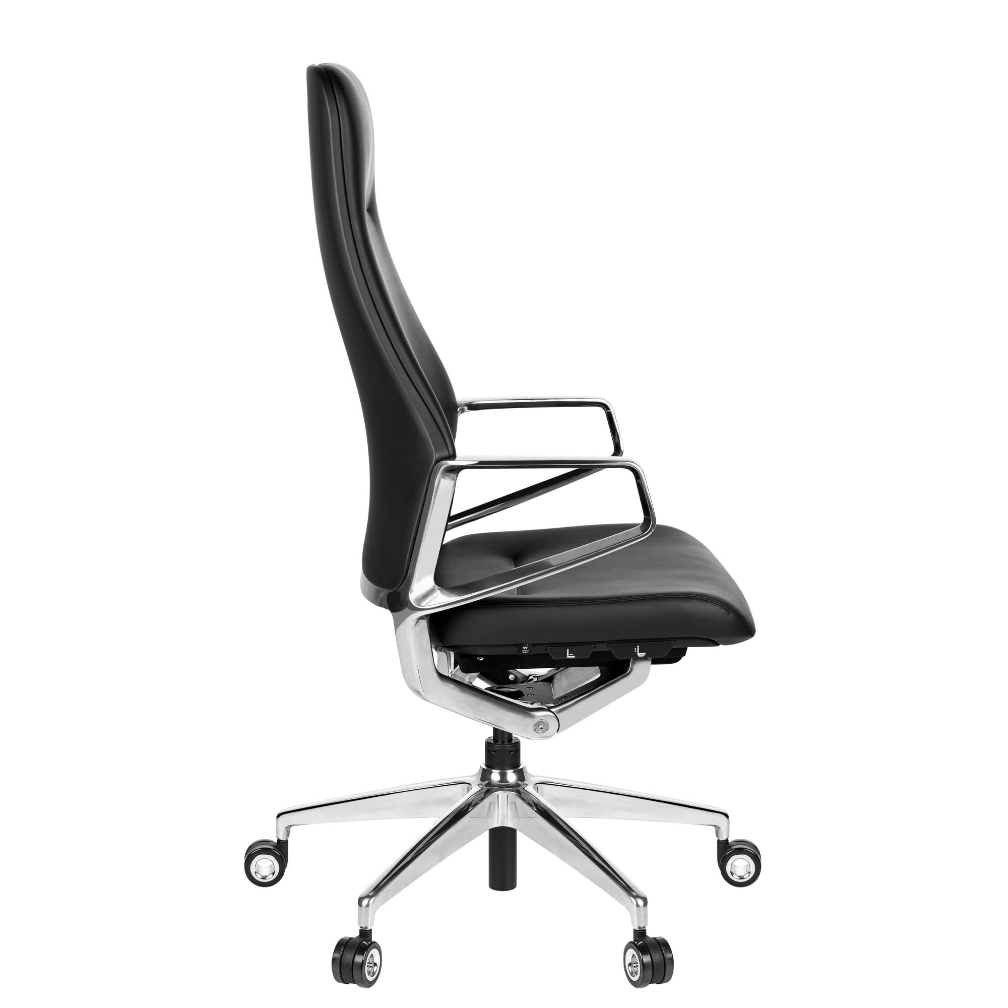 ARICO-A1 Chaise pivotante de bureau | Mécanique synchrone, noir - 9 Main Image