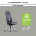 ARICO-A1 Chaise pivotante de bureau | Mécanique synchrone, noir - 16 Thumbnail Image