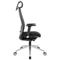 FILO-A 2.0 office swivel chair with headrest | Lumbar support, mesh back, black - 2 Thumbnail Image