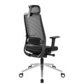 FILO-A 2.0 office swivel chair with headrest | Lumbar support, mesh back, black - 3 Thumbnail Image