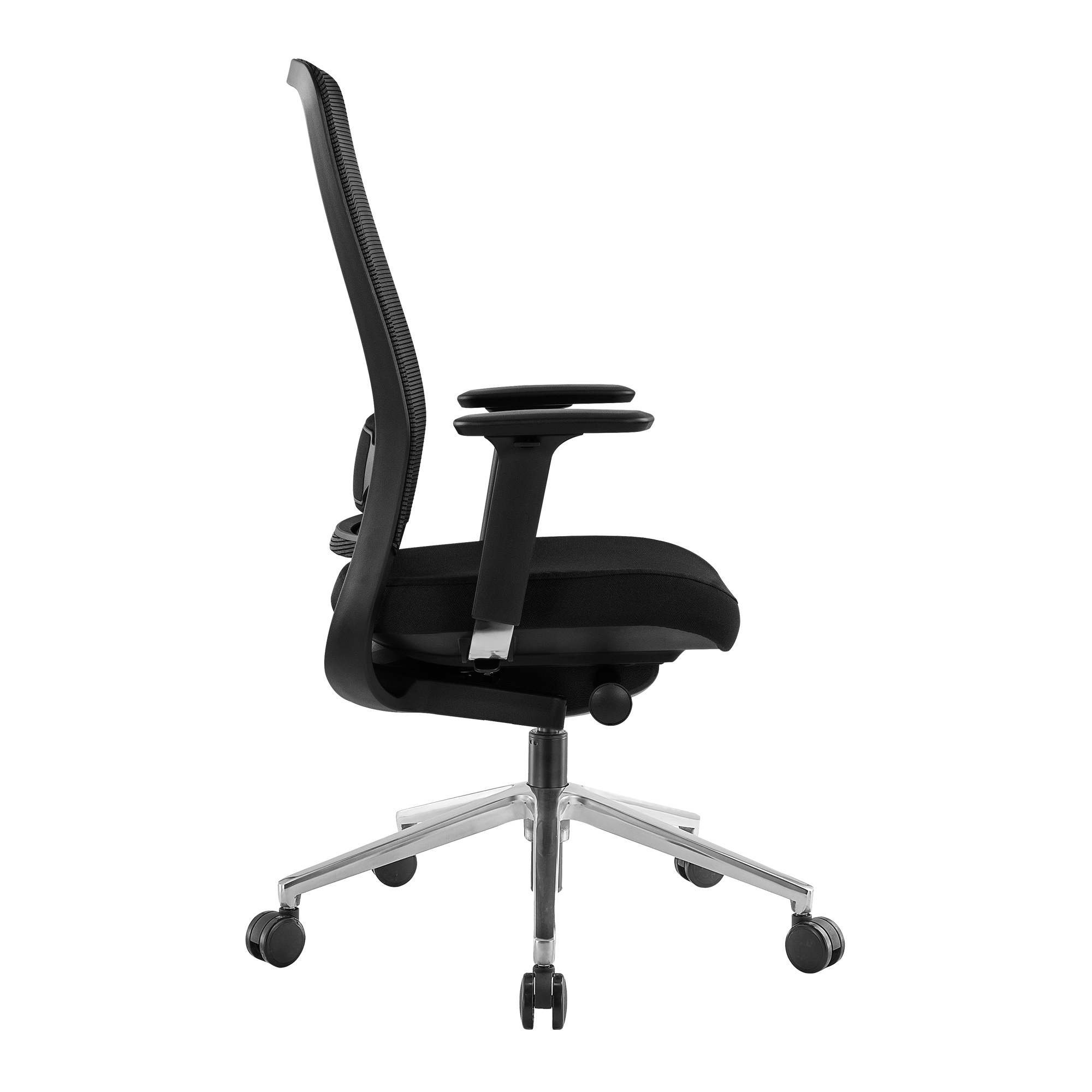 FILO 2.0 Bürodrehstuhl | Premium-Drehstuhl, Lordosenstütze, Netzrücken, 4D-Armlehnen, Schwarz - 13 Main Image