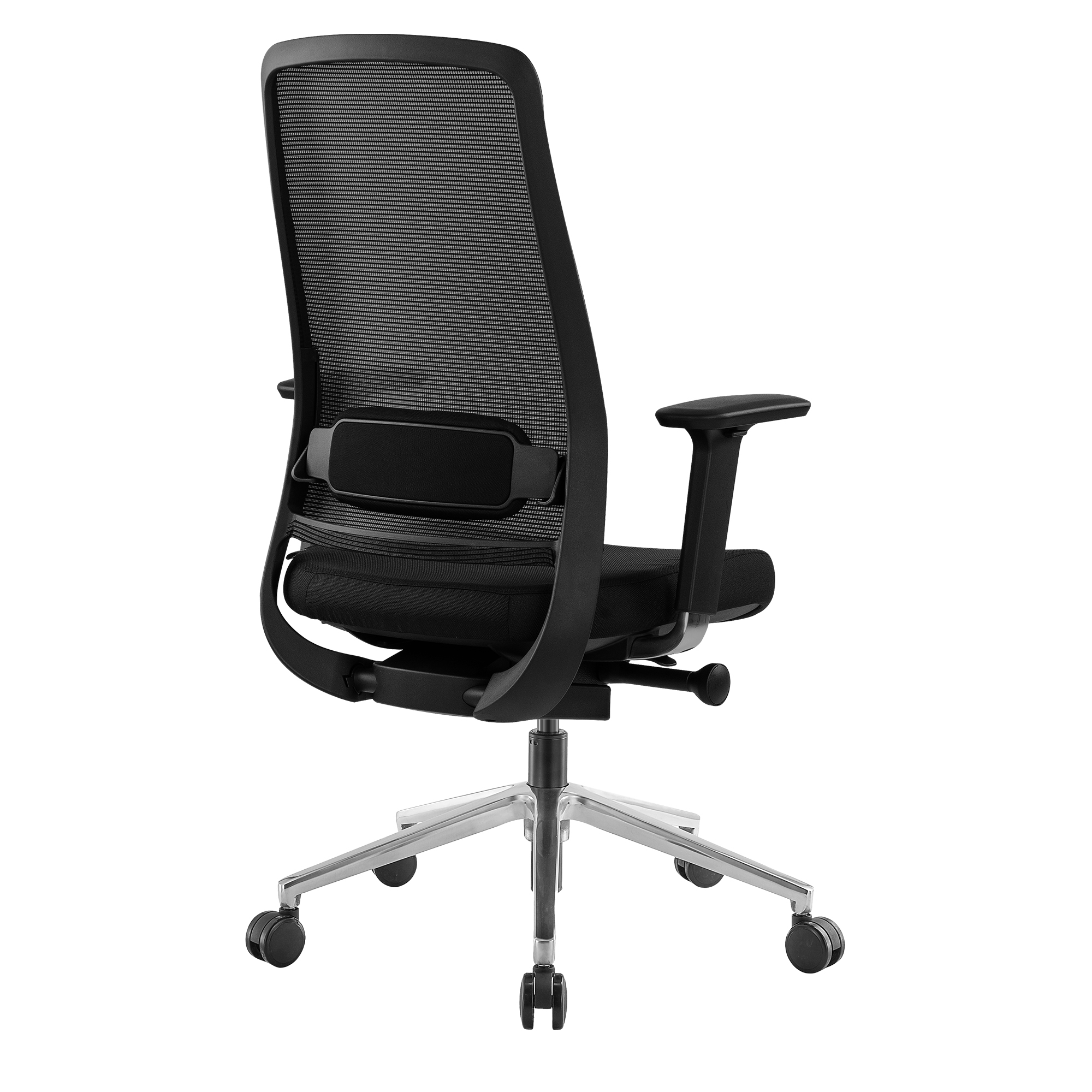 FILO 2.0 Bürodrehstuhl | Premium-Drehstuhl, Lordosenstütze, Netzrücken, 4D-Armlehnen, Schwarz - 11 Main Image