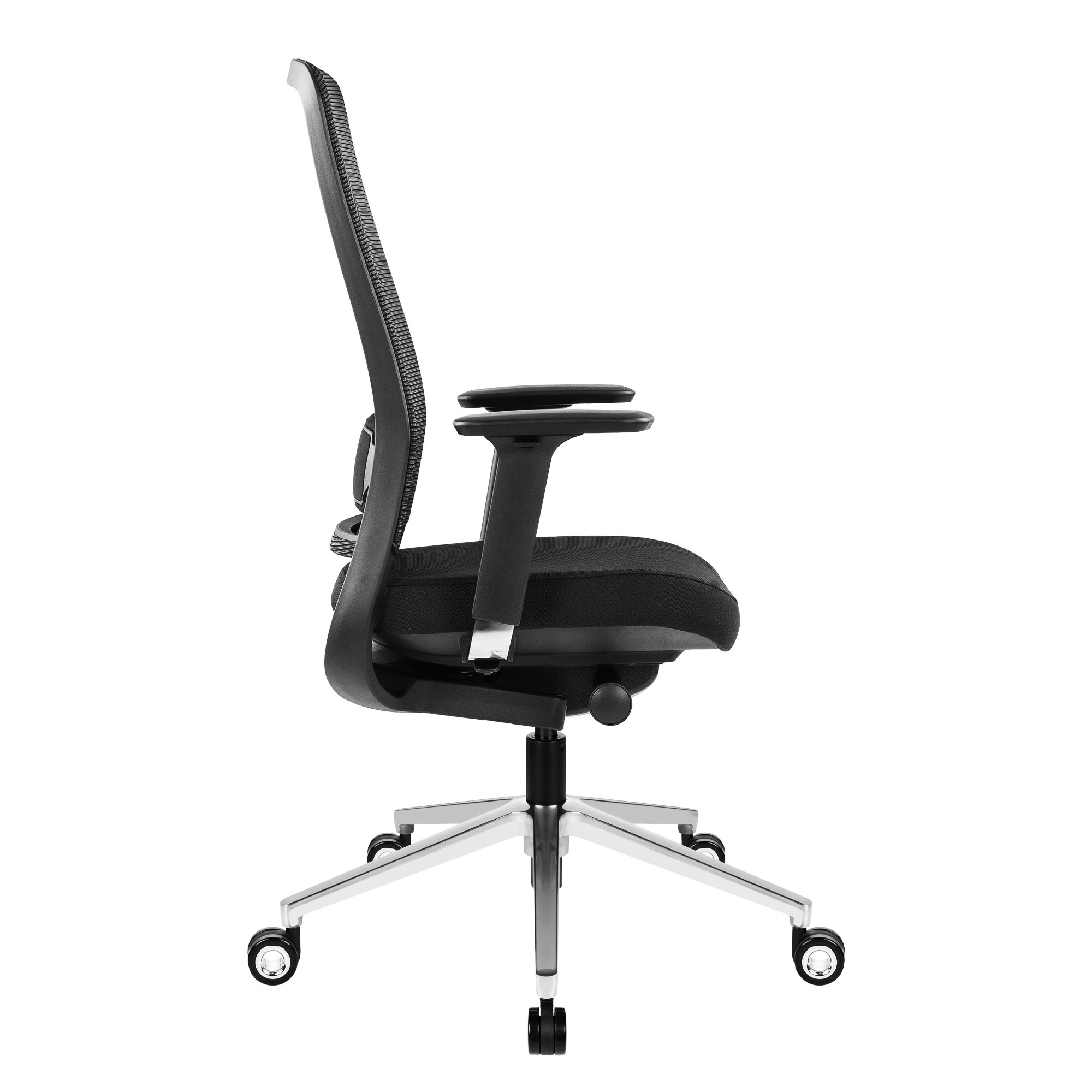 FILO-B 2.0 Chaise de bureau pivotante | Chaise pivotante ergonomique haut de gamme, soutien lombaire, dossier en résille, accoudoirs 4D, noir - 8 Main Image
