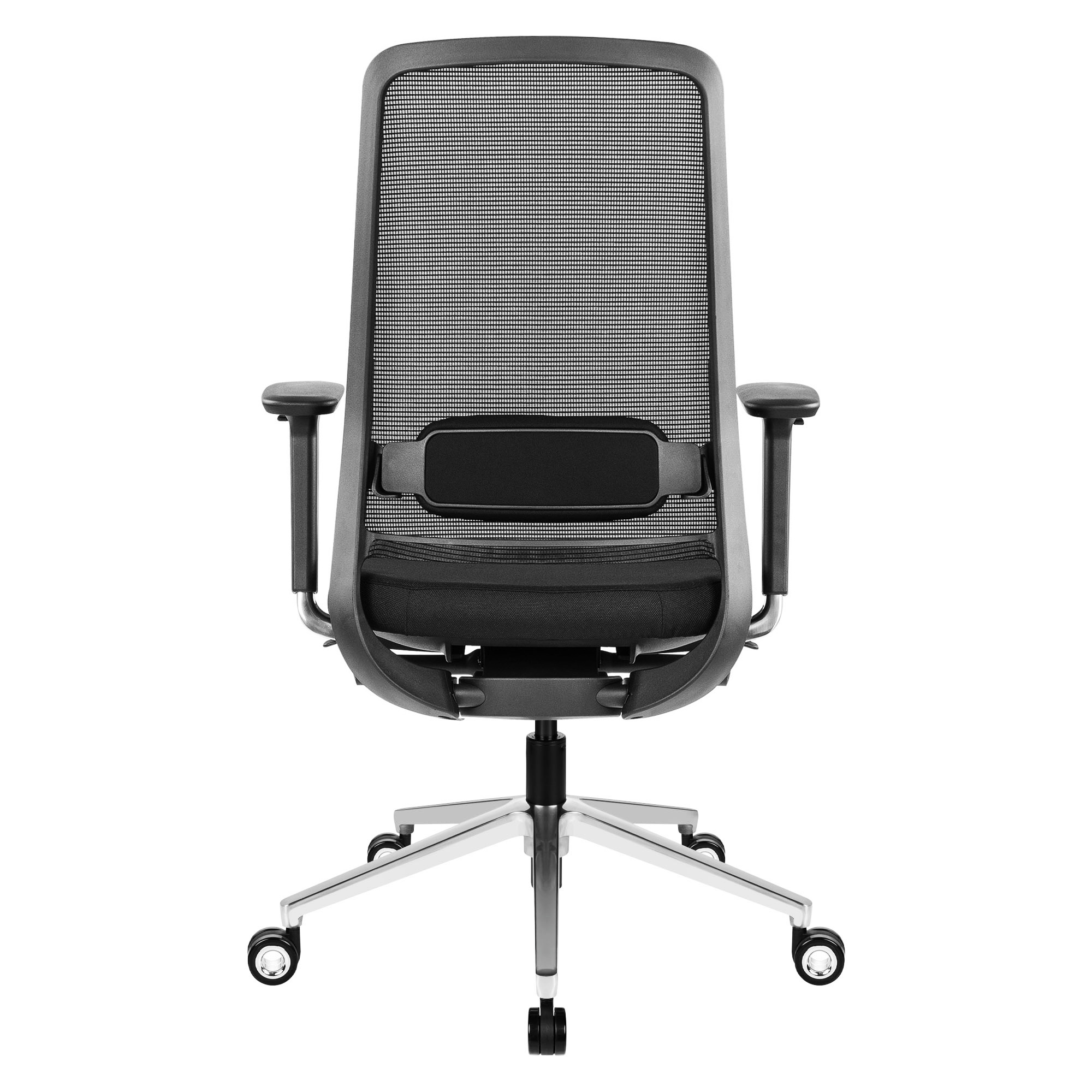 FILO-B 2.0 Chaise de bureau pivotante | Chaise pivotante ergonomique haut de gamme, soutien lombaire, dossier en résille, accoudoirs 4D, noir - 10 Main Image