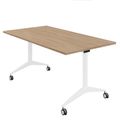MARA - SAVIO TILTING Table pliante | roulante, pliable, 1600 x 800 mm, chêne ambré - 2 Thumbnail Image