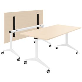 MARA - SAVIO TILTING Klapptisch | Rollbar, klappbar, 1600 x 800 mm, Ahorn