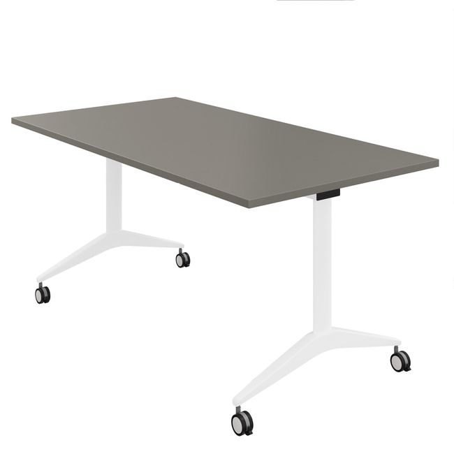 MARA - SAVIO TILTING Klapptisch | Rollbar, klappbar, 1600 x 800 mm, Cubanitgrau
