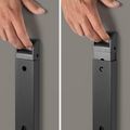 Mara SAVIO TILTING Tabella pieghevole | Arrotolabile, pieghevole, 1600 x 800 mm, grigio cubanite - 5 Thumbnail Image