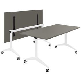 MARA - SAVIO TILTING Klapptisch | Rollbar, klappbar, 1600 x 800 mm, Cubanitgrau